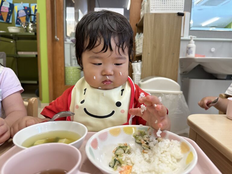 【01 だいち】給食の様子🥄♡