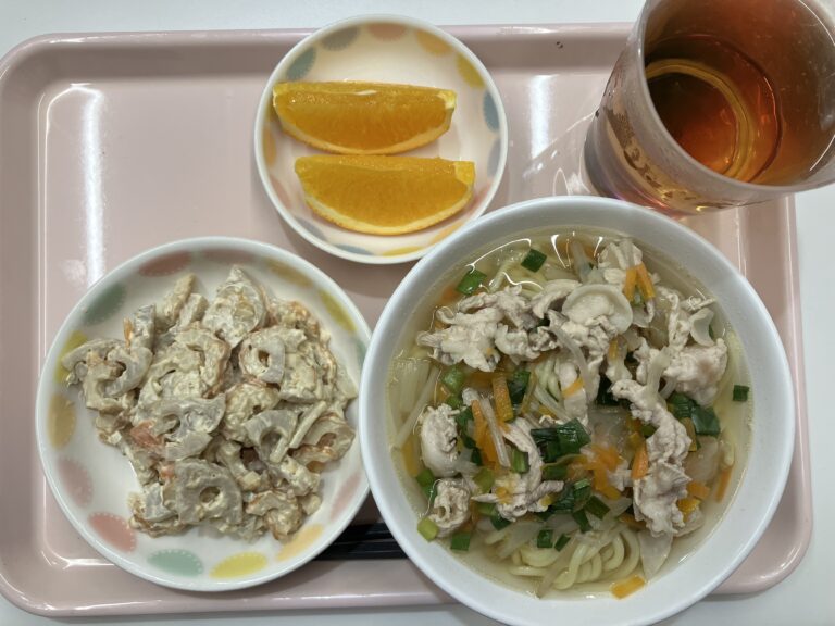 今日の給食2024.3.4(くじら組のリクエストメニュー)