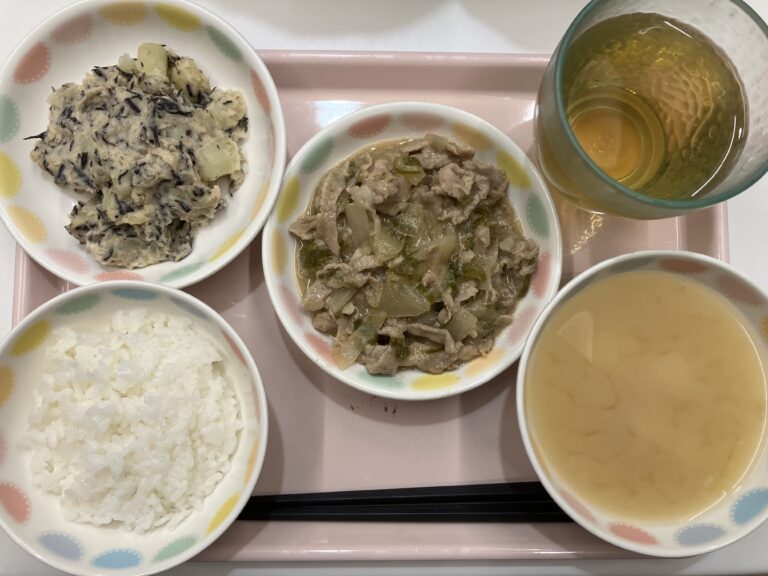 今日の給食2024.7.8